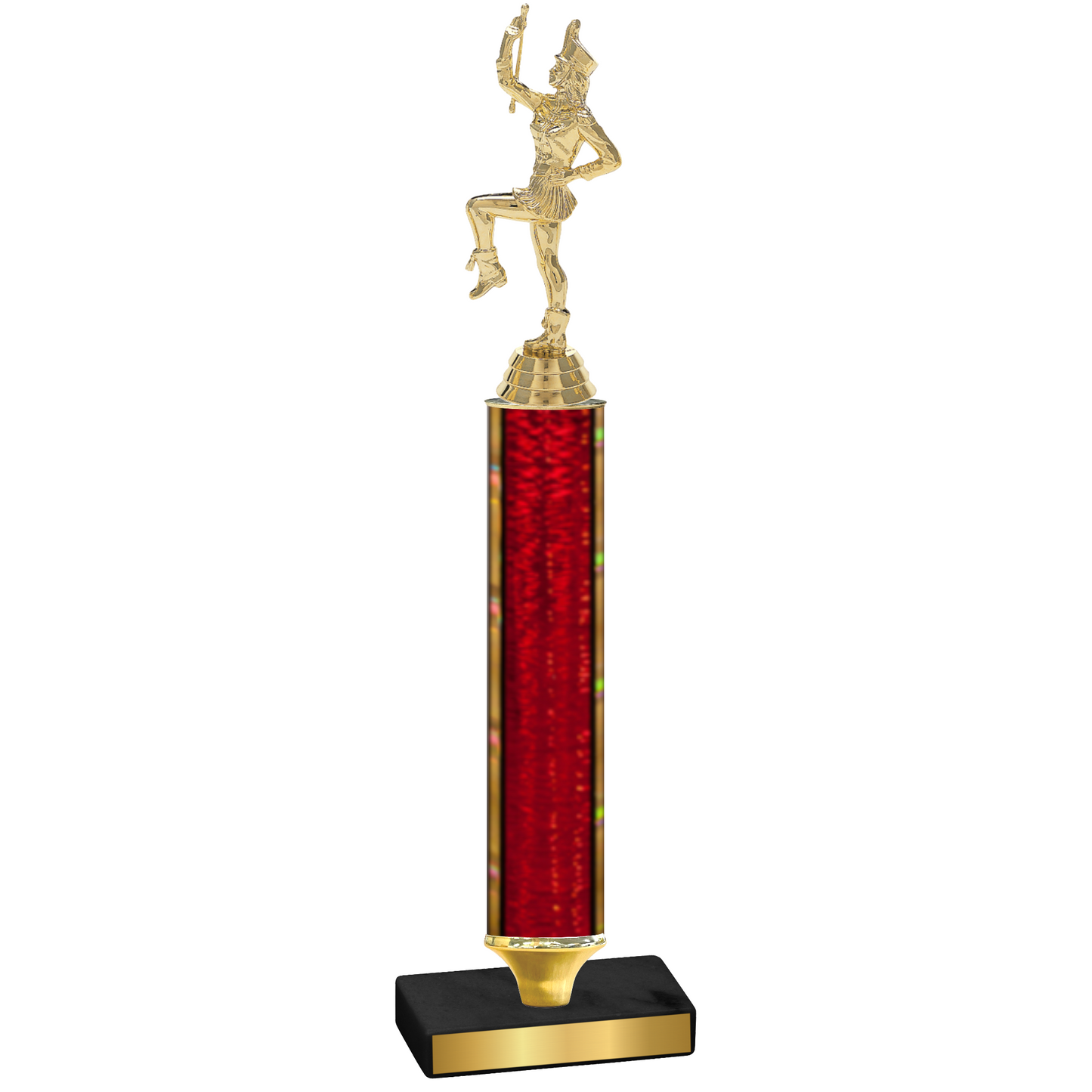 Value Red Glacier Majorette Trophy