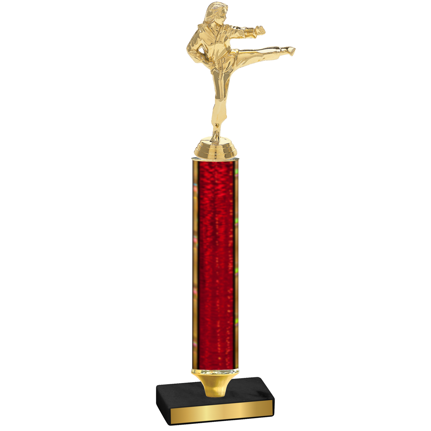 Value Red Glacier Karate Trophy