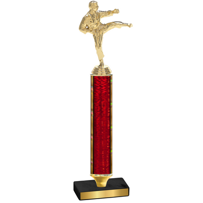 Value Red Glacier Karate Trophy