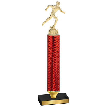 Value Red Carbon Fiber Running Trophy