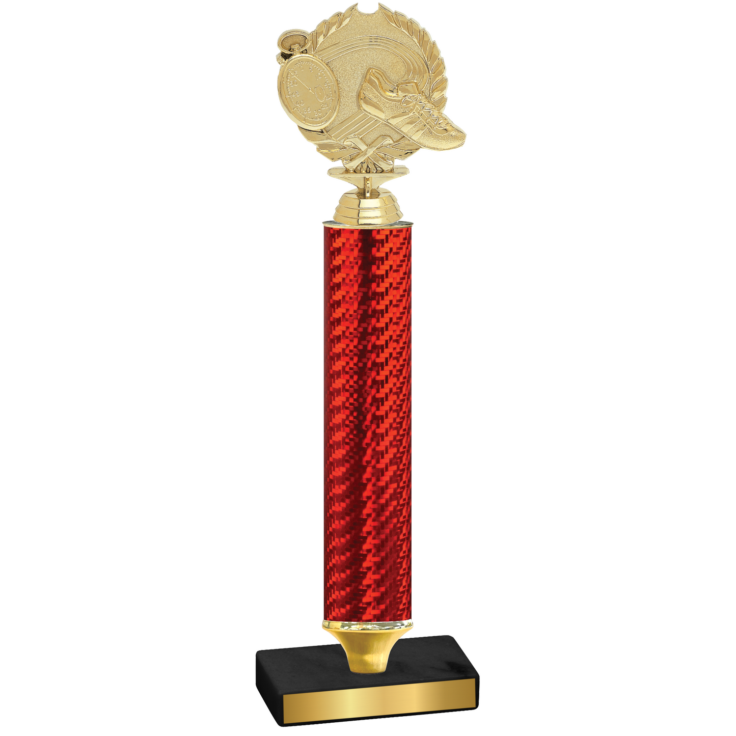 Value Red Carbon Fiber Running Trophy