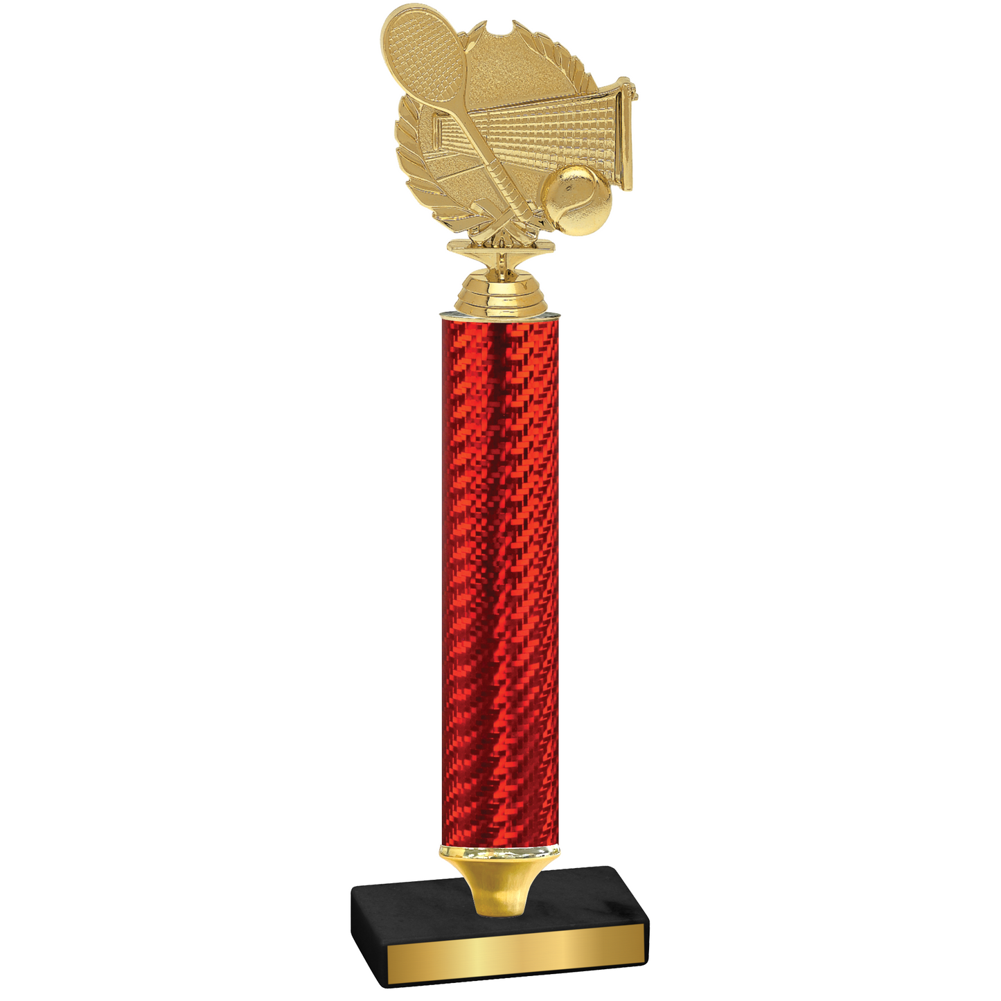 Value Red Carbon Fiber Tennis Trophy