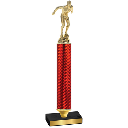 Value Red Carbon Fiber Swimming Trophy