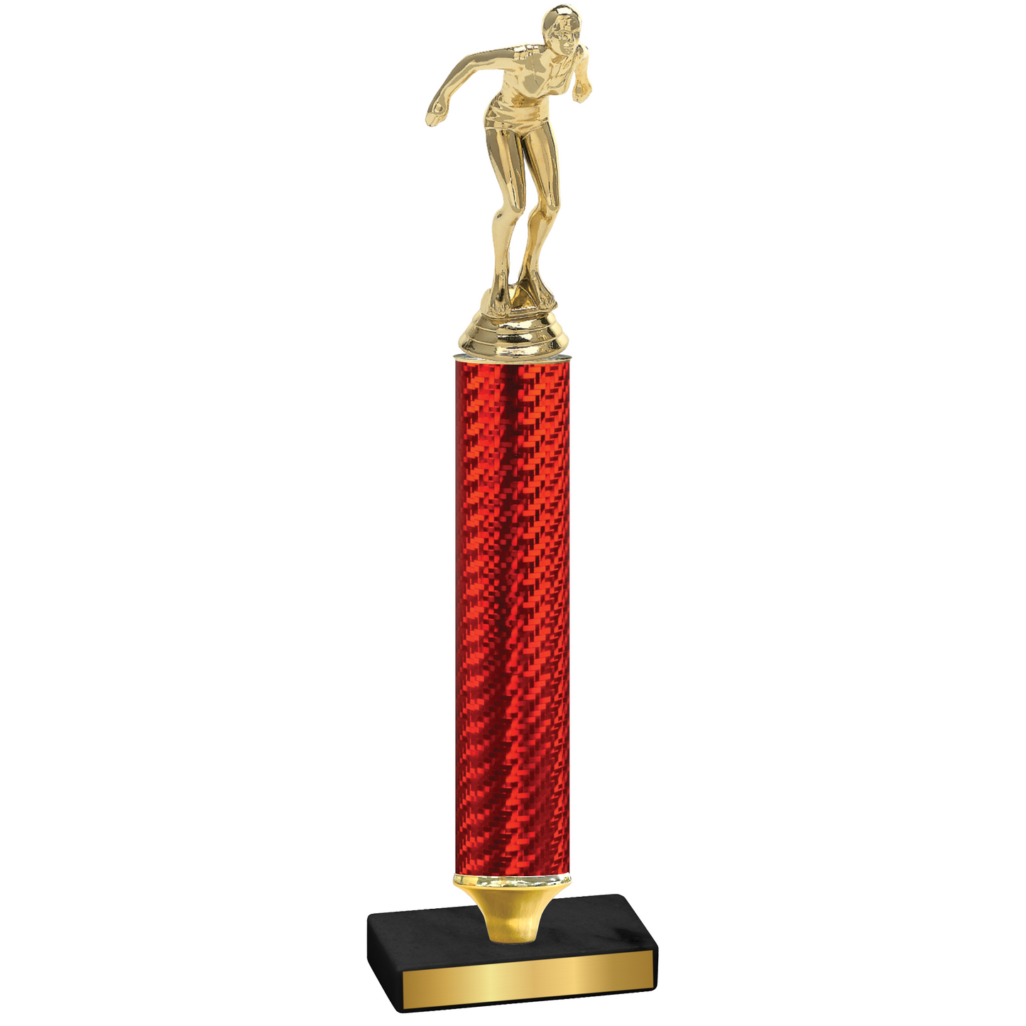 Value Red Carbon Fiber Tennis Trophy