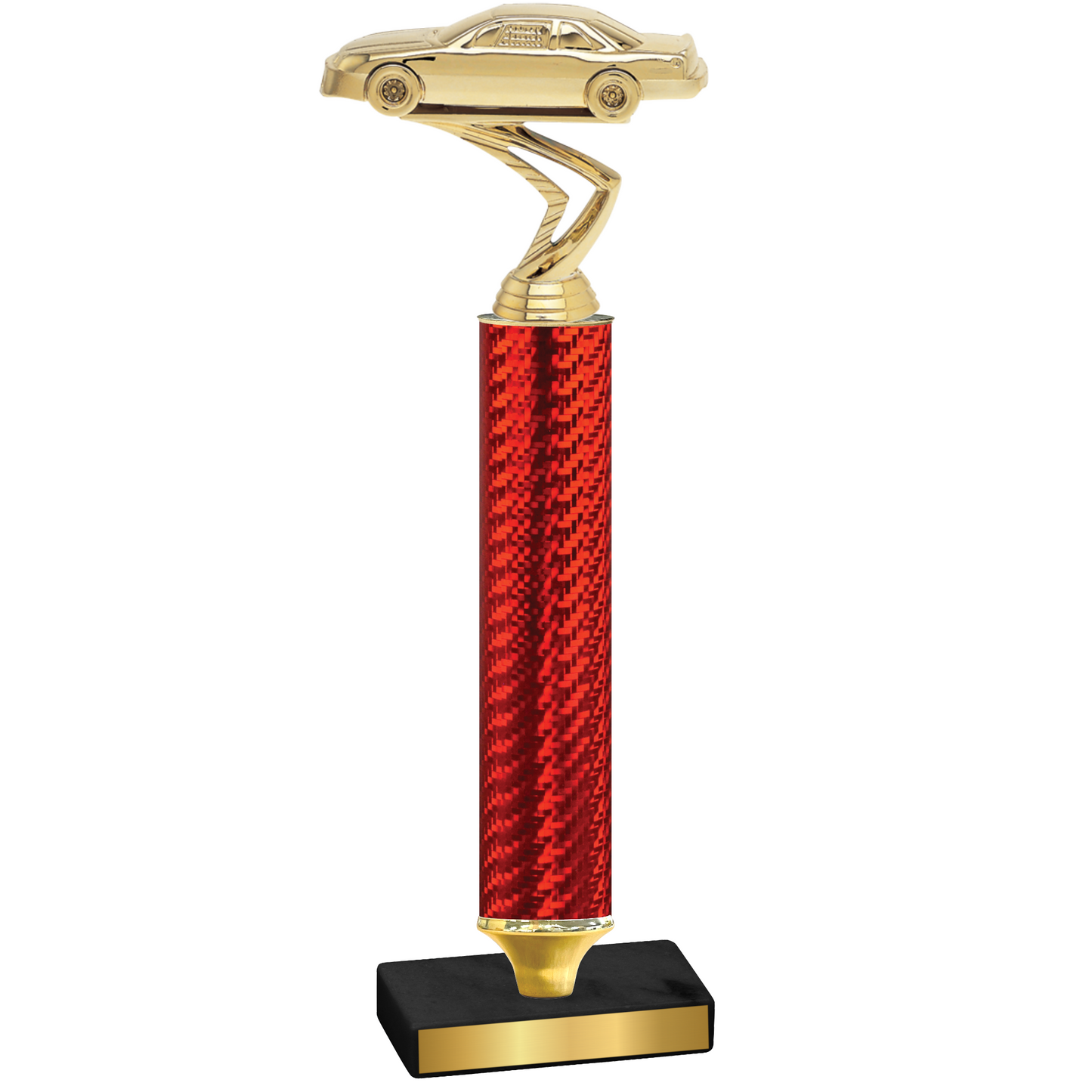 Value Red Carbon Fiber Cars Trophy