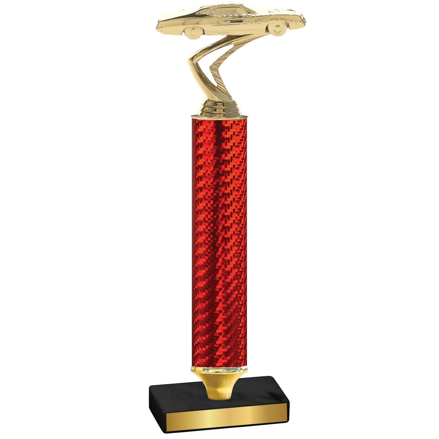 Value Red Carbon Fiber Cars Trophy