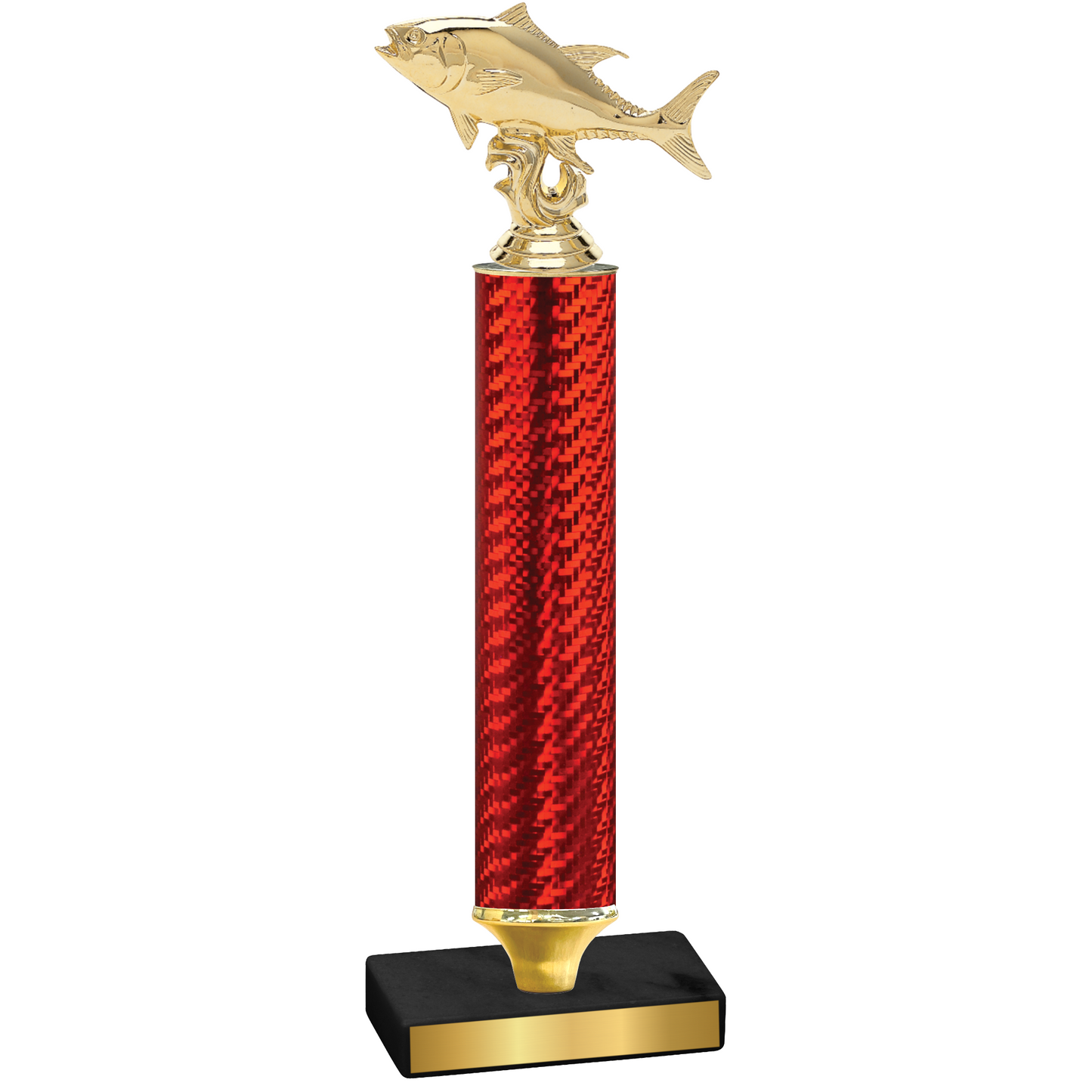 Value Red Carbon Fiber Fishing Trophy