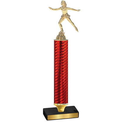 Value Red Carbon Fiber Skater Trophy