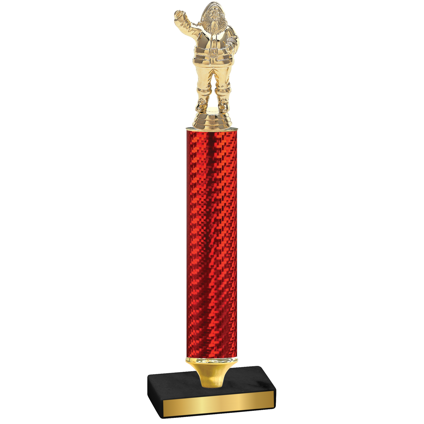 Value Red Carbon Fiber Holiday Trophy