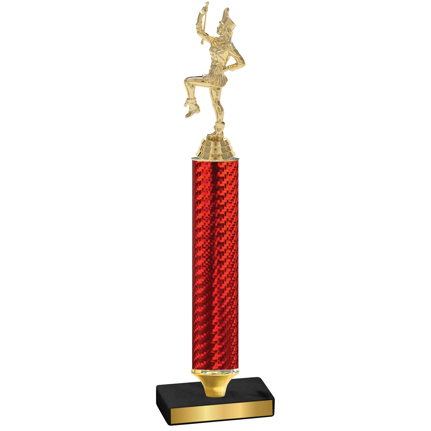 Value Red Carbon Fiber Majorette Trophy