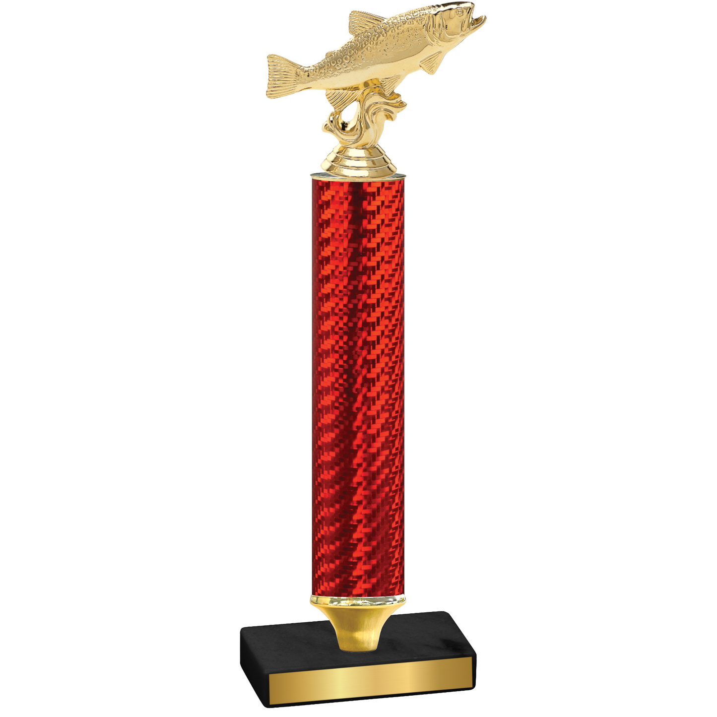 Value Red Carbon Fiber Fishing Trophy