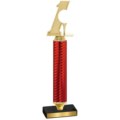 Value Red Carbon Fiber Golf Trophy