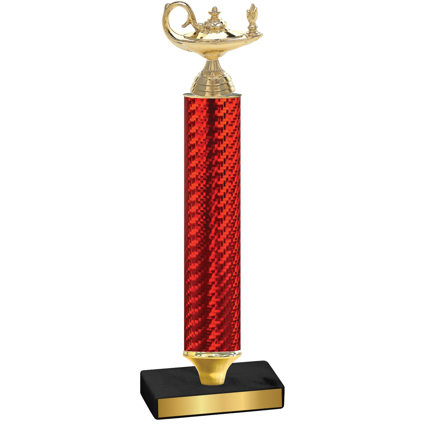 Value Red Carbon Fiber Academics Trophy