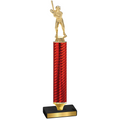 Value Red Carbon Fiber Baseball Trophy