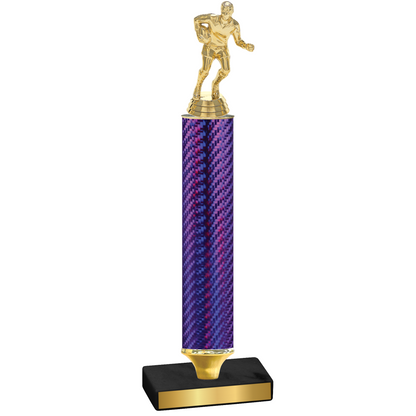 Value Purple Carbon Fiber Rugby Trophy