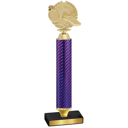 Value Purple Carbon Fiber Running Trophy