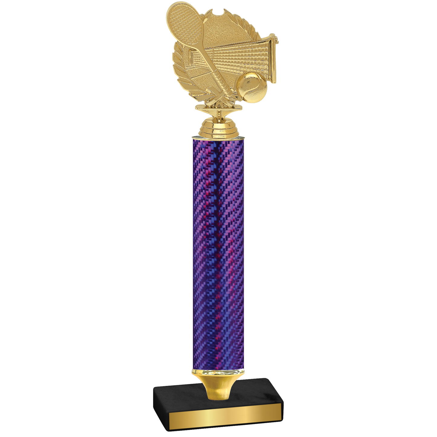 Value Purple Carbon Fiber Tennis Trophy