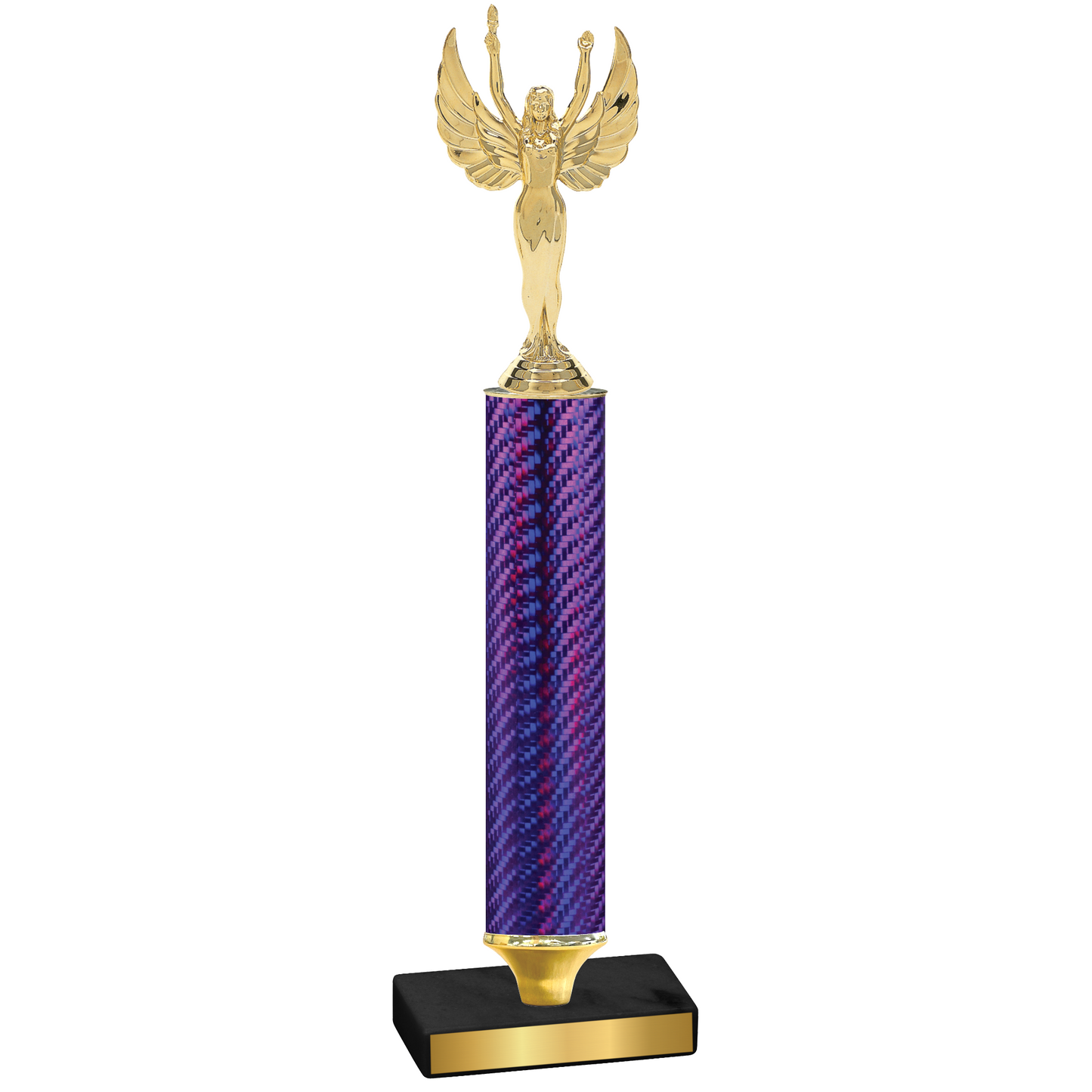 Value Purple Carbon Fiber Victory Trophy