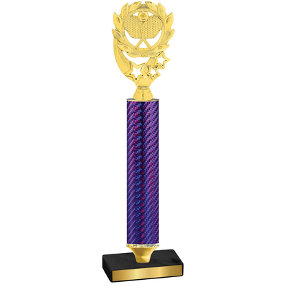 Value Purple Carbon Fiber Pickleball Trophy