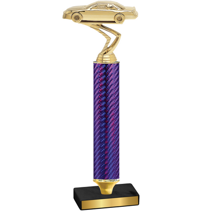 Value Purple Carbon Fiber Cars Trophy