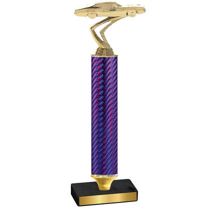 Value Purple Carbon Fiber Cars Trophy