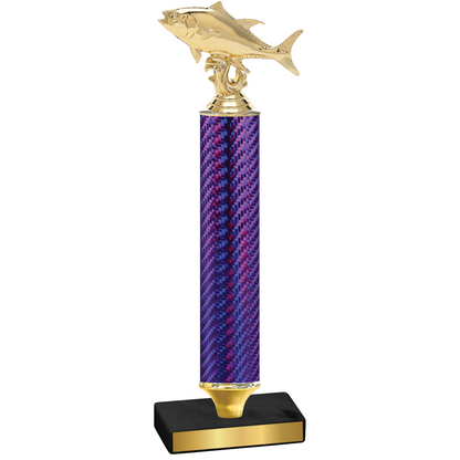 Value Purple Carbon Fiber Fishing Trophy