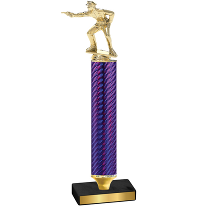 Value Purple Carbon Fiber Shooter Trophy