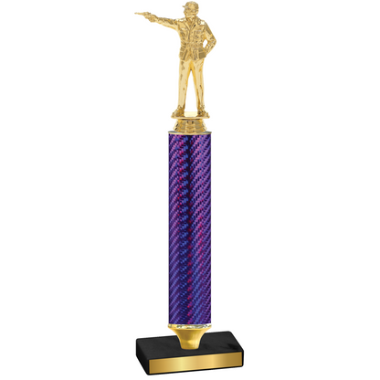 Value Purple Carbon Fiber Shooter Trophy