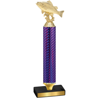 Value Purple Carbon Fiber Fishing Trophy