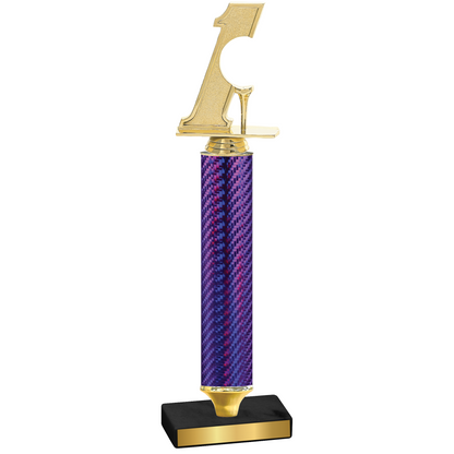 Value Purple Carbon Fiber Golf Trophy