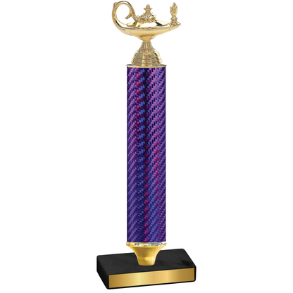 Value Purple Carbon Fiber Academics Trophy