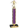 Value Purple Glacier Soccer Trophy