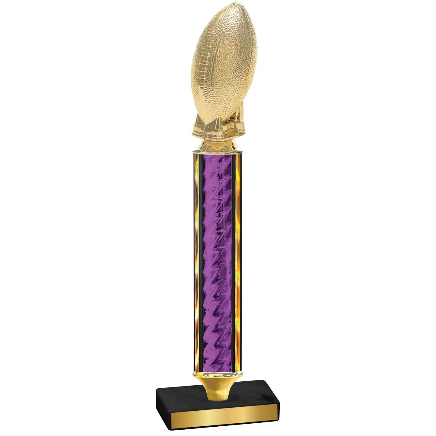 Value Purple Glacier Football Trophy