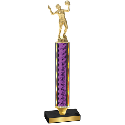 Value Purple Glacier Volleyball Trophy