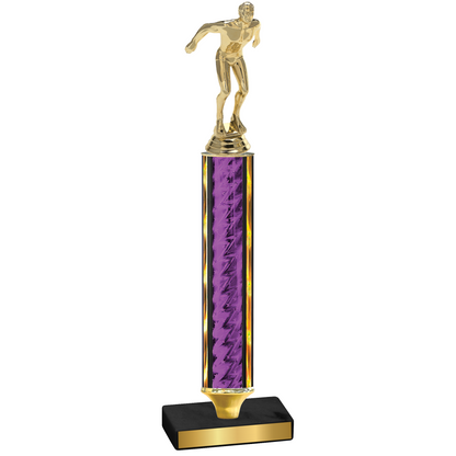 Value Purple Glacier Swimming Trophy