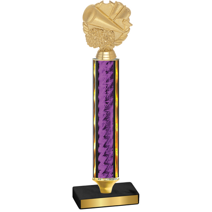 Value Purple Glacier Cheerleading Trophy