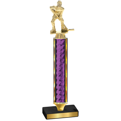 Value Purple Glacier Hockey Trophy