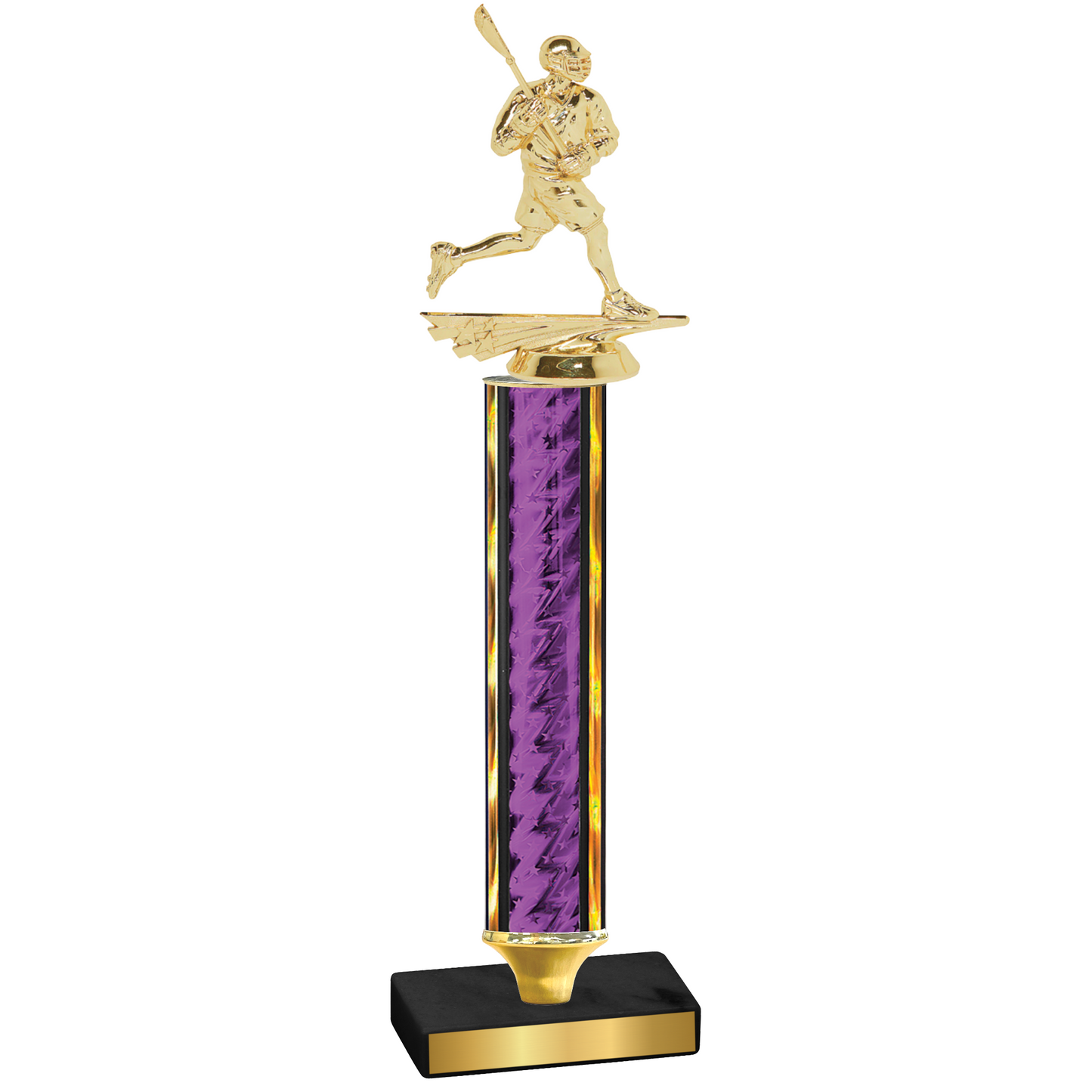 Value Purple Glacier Lacrosse Trophy