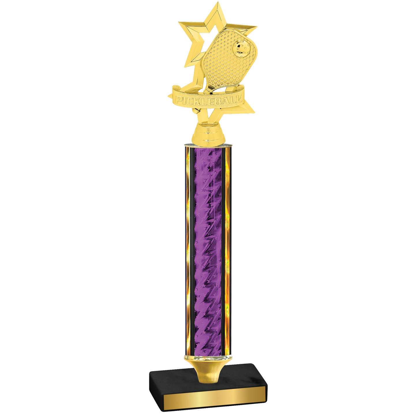 Value Purple Glacier Pickleball Trophy