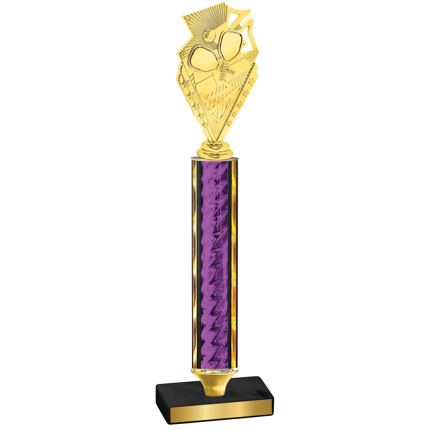 Value Purple Glacier Pickleball Trophy