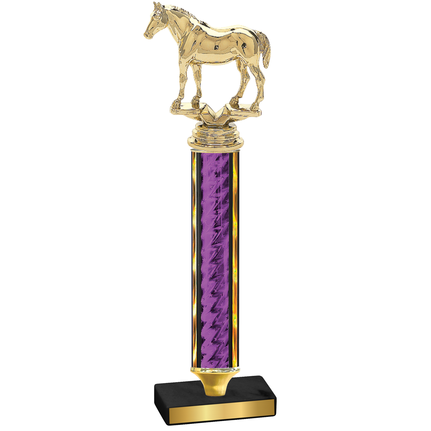 Value Purple Glacier Horses Trophy