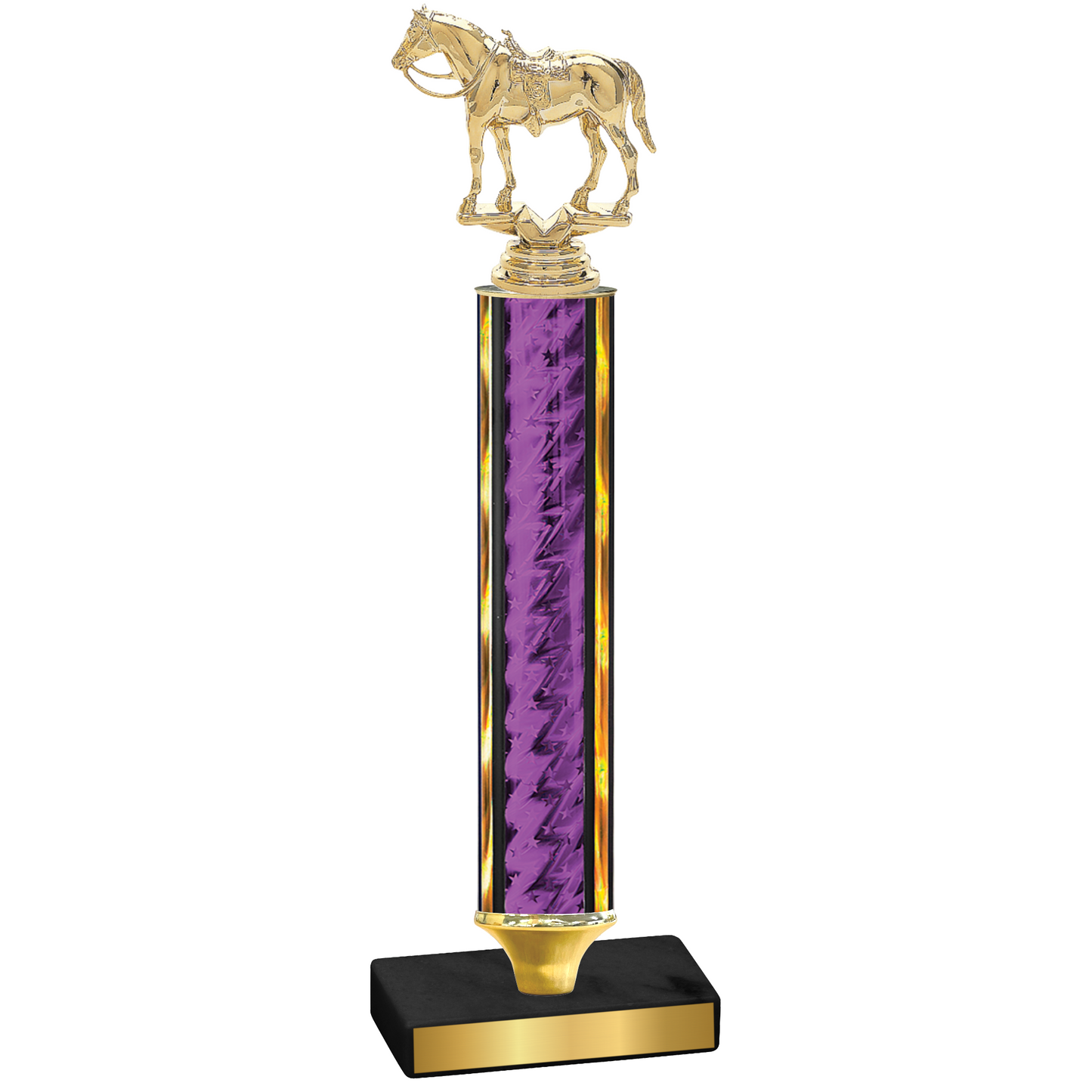 Value Purple Glacier Horses Trophy