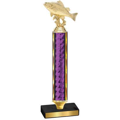 Value Purple Glacier Fishing Trophy