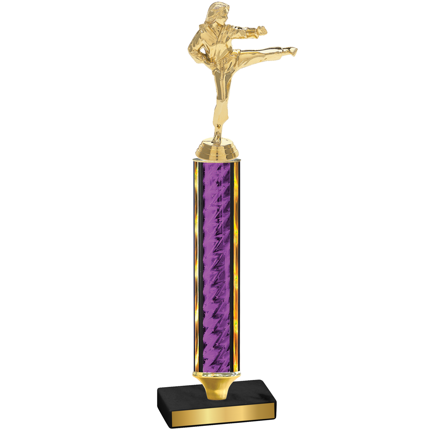 Value Purple Glacier Karate Trophy