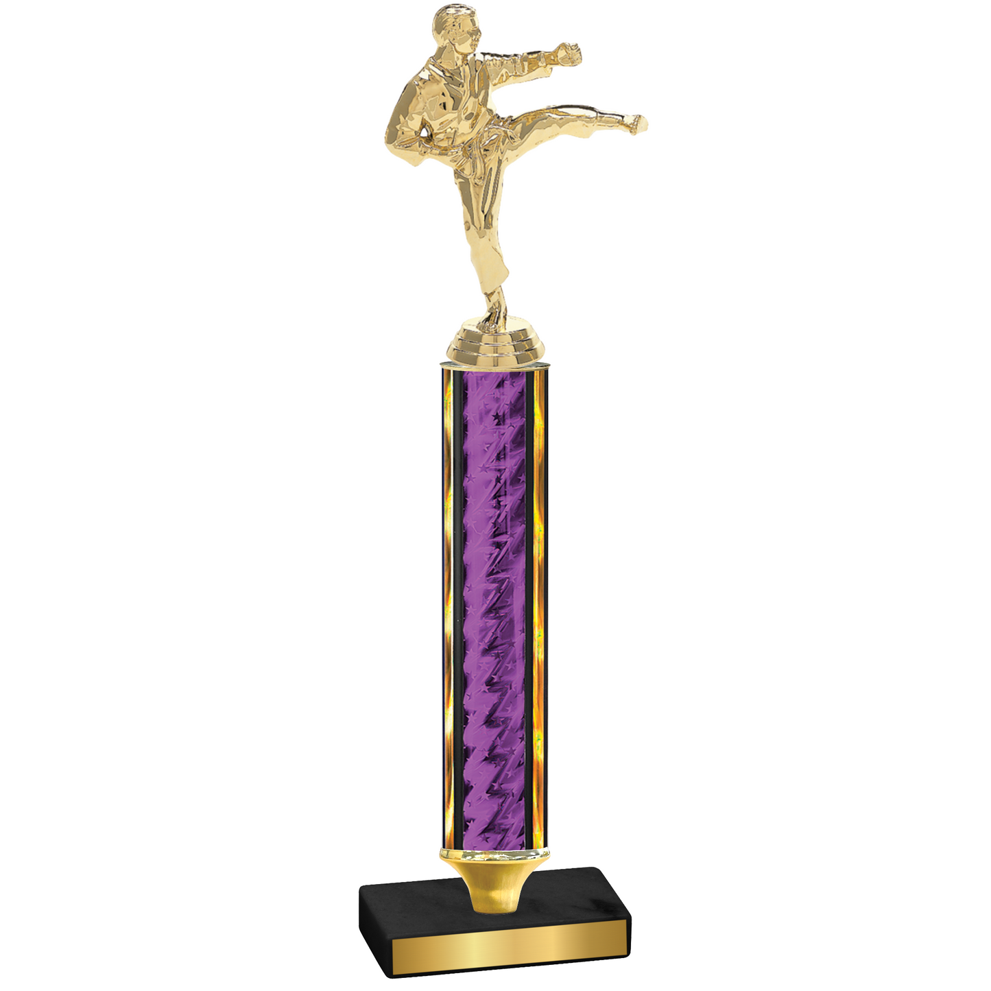 Value Purple Glacier Karate Trophy