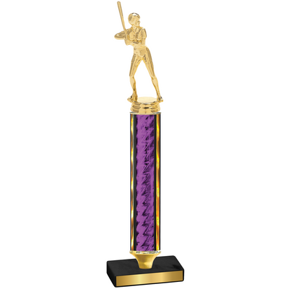 Value Purple Glacier Softball Trophy