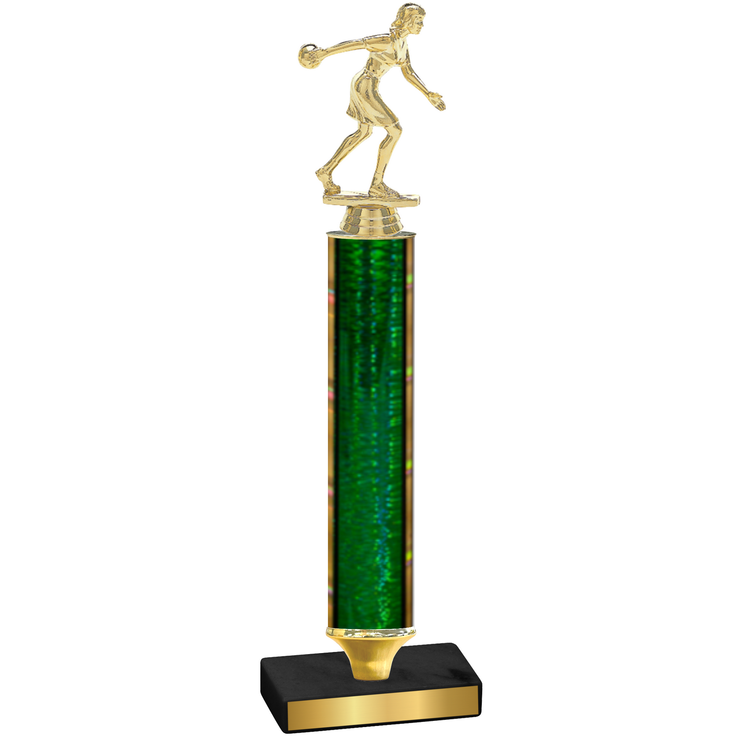 Value Green Glacier Bowling Trophy