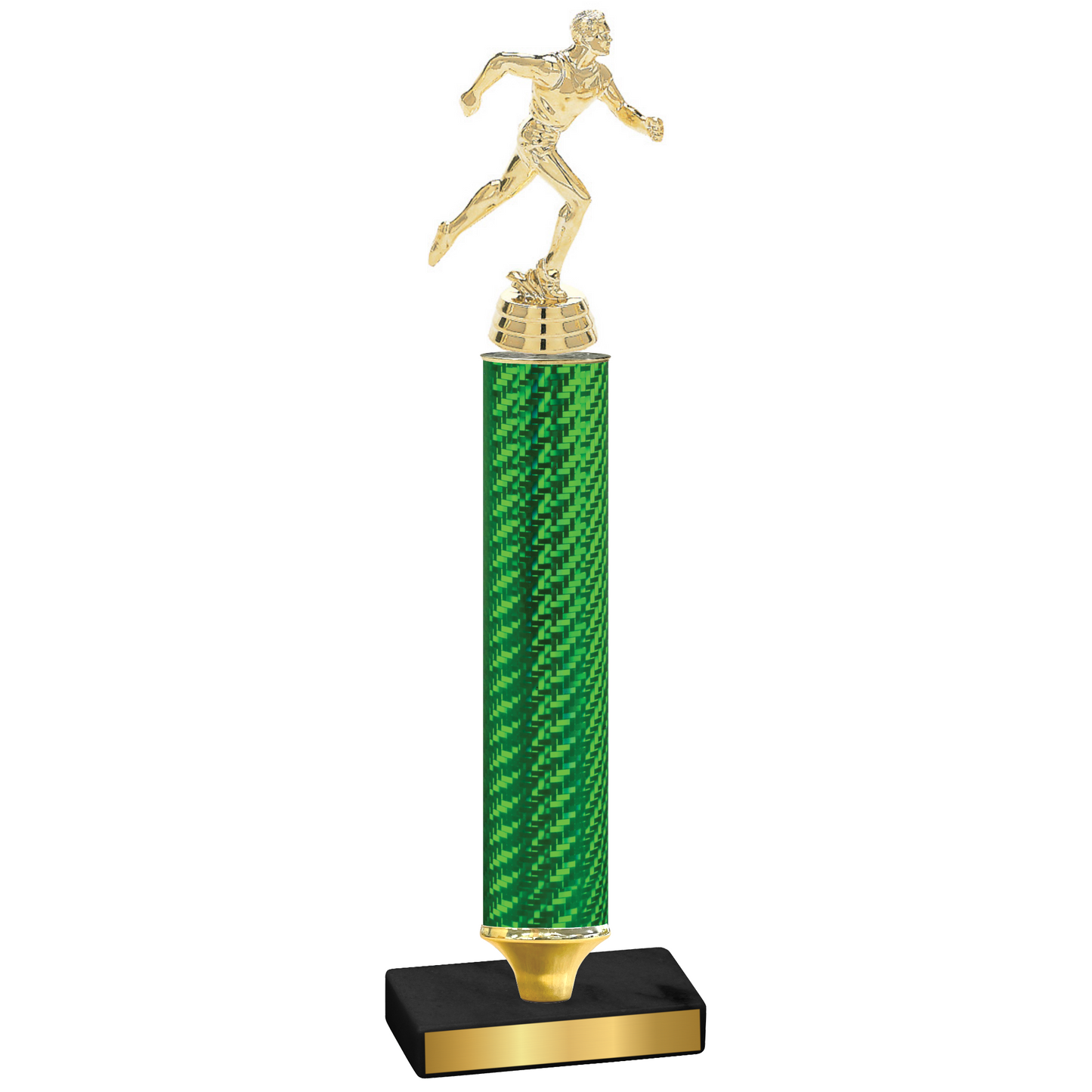 Value Green Carbon Fiber Running Trophy