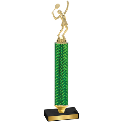 Value Green Carbon Fiber Tennis Trophy