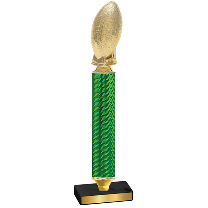 Value Green Carbon Fiber Football Trophy